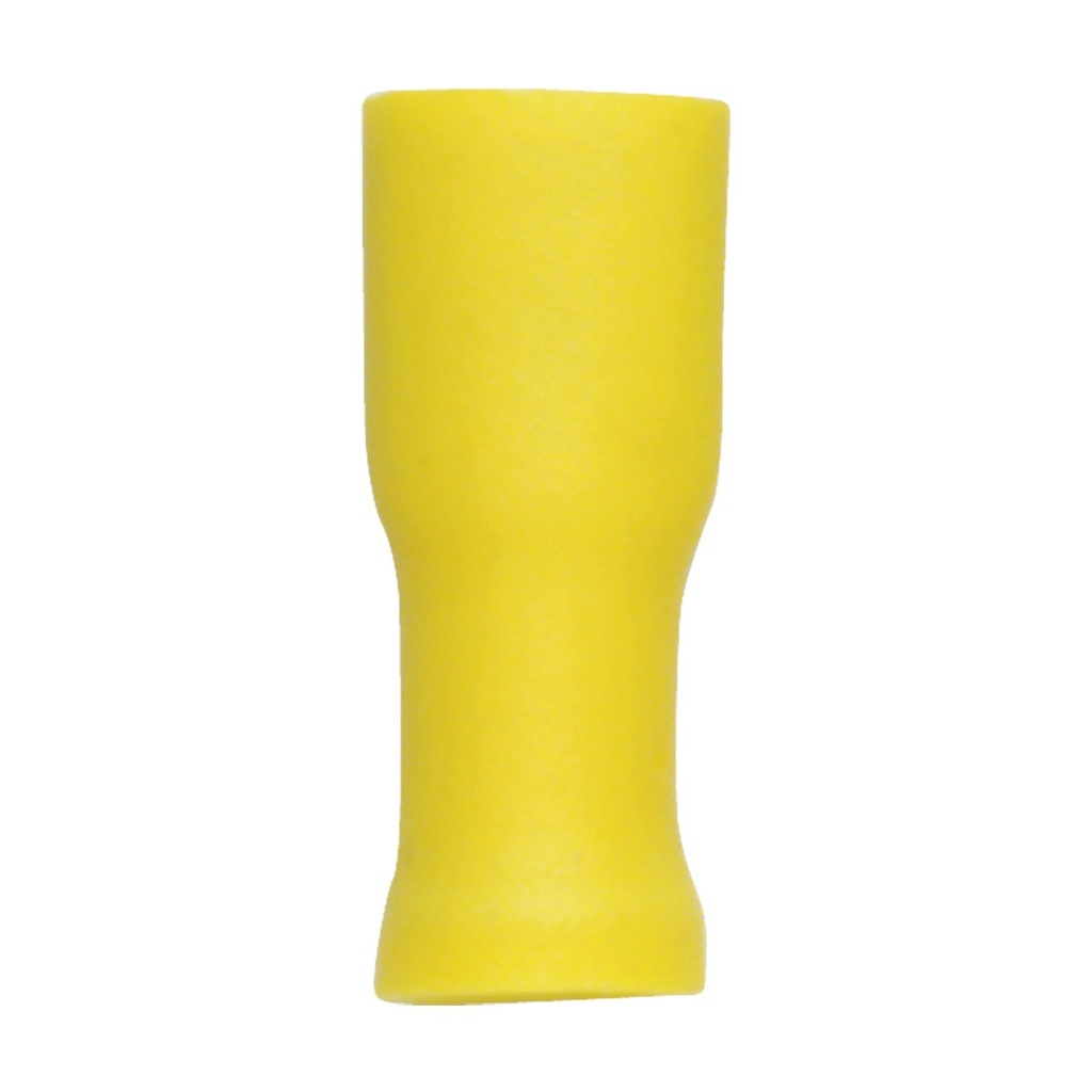 [115549-BLA] CARROLL PRE-INSULATED EXTERNAL BULLET TERMINAL 50PACK YELLOW (115549)