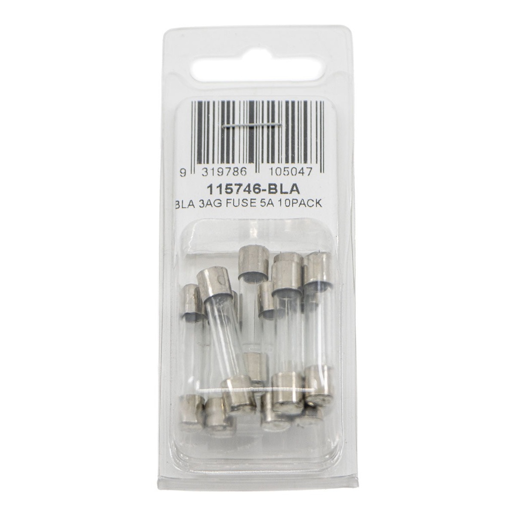 [115746-BLA] BLA 3AG FUSE 5A 10PACK (115746)