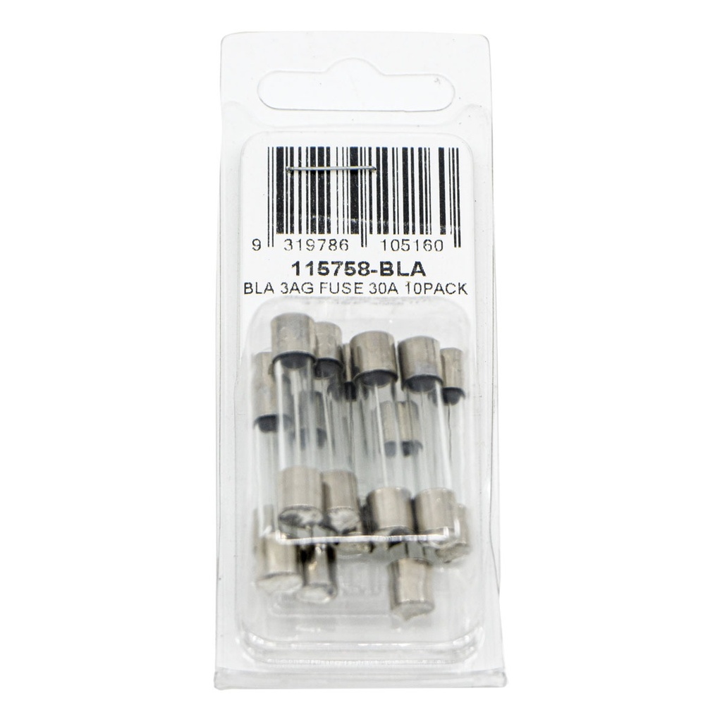 [115758-BLA] BLA 3AG FUSE 30A 10PACK (115758)