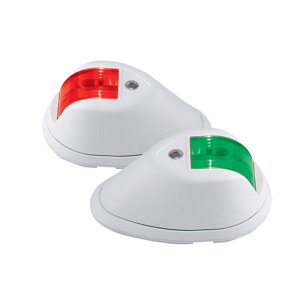 [401212-BLA] PERKO COMPACT SIDELIGHT NAVIGATION LIGHT WHITE (401212)