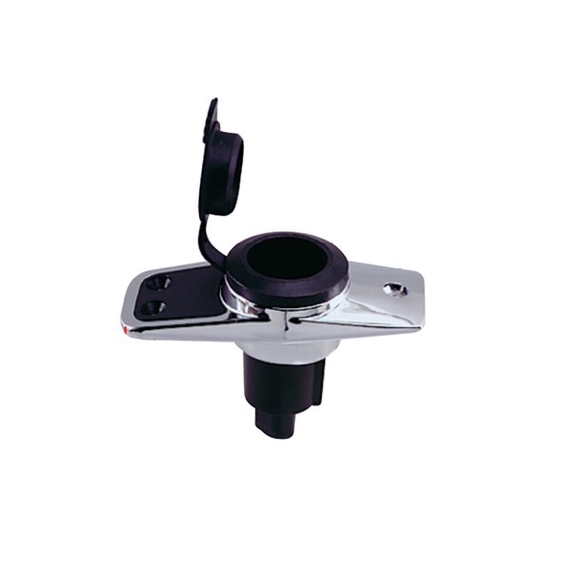 [401390-BLA] PERKO NAV LIGHT POLE REMOVABLE CHROME BASE (401390)