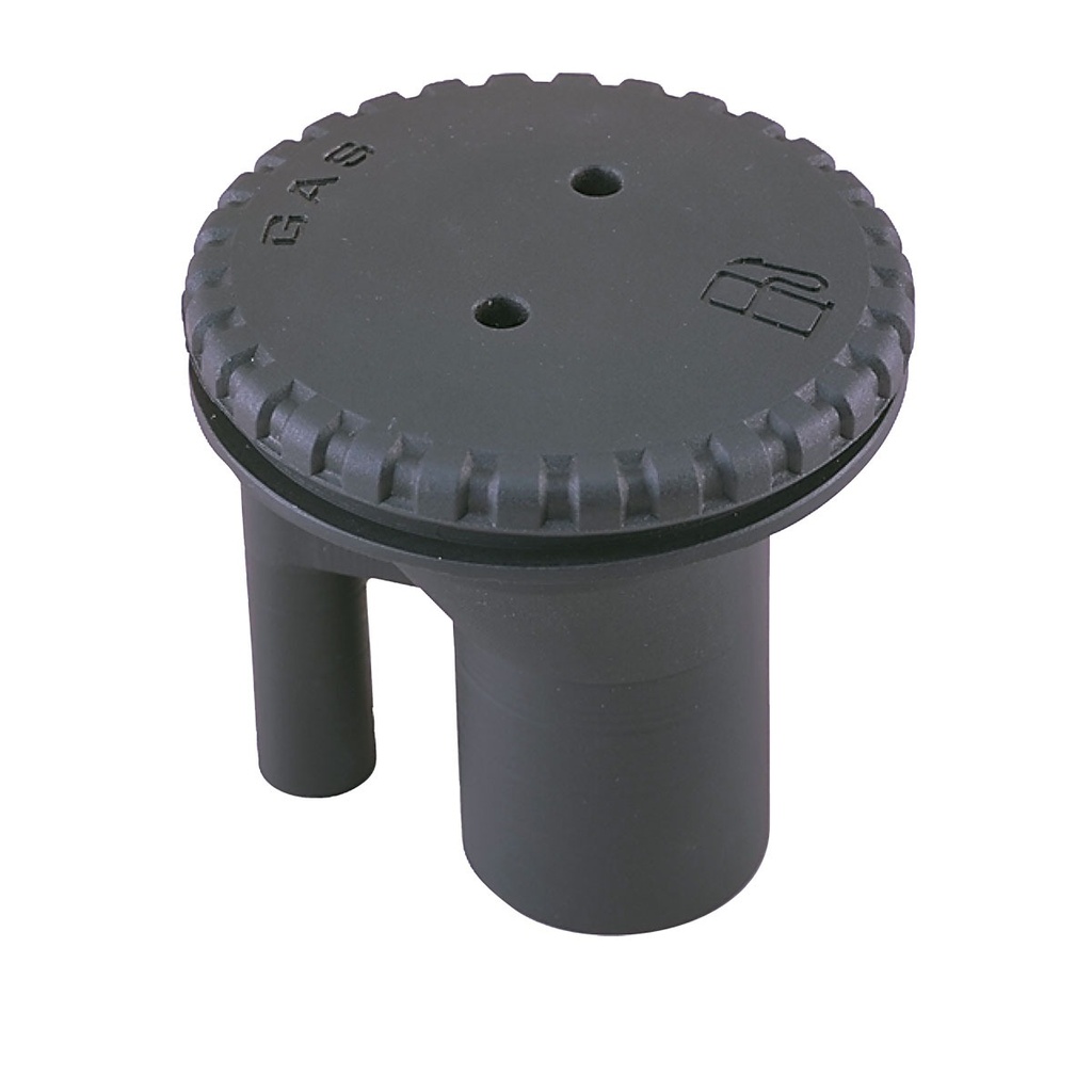 [401960-BLA] PERKO VENTED DECK FILLER - NYLON BLACK 90° (401960)