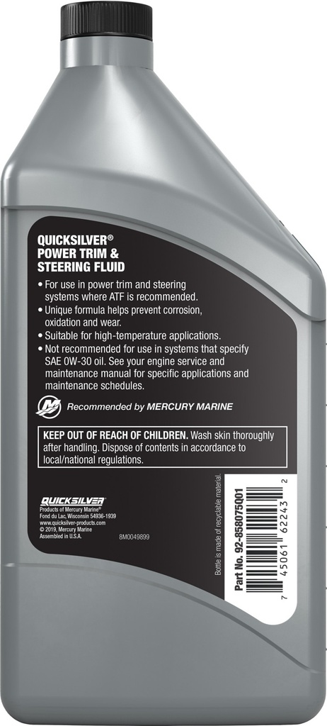 [92 858075Q01] FLUID TM/STR@6 (858075Q01)