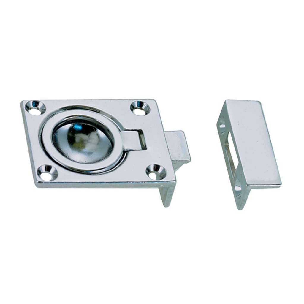 [402074-BLA] PERKO FLUSH RING CATCH CHROME 57X35 (402074)