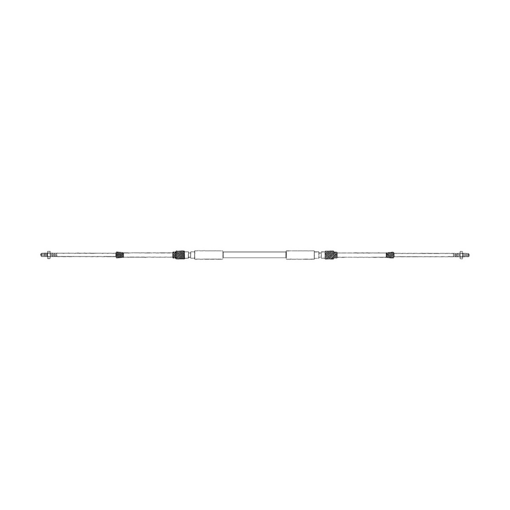 [303217-BLA] SEASTAR CCX632 XTREME PREMIUM CONTROL CABLE 17FT RED (303217)