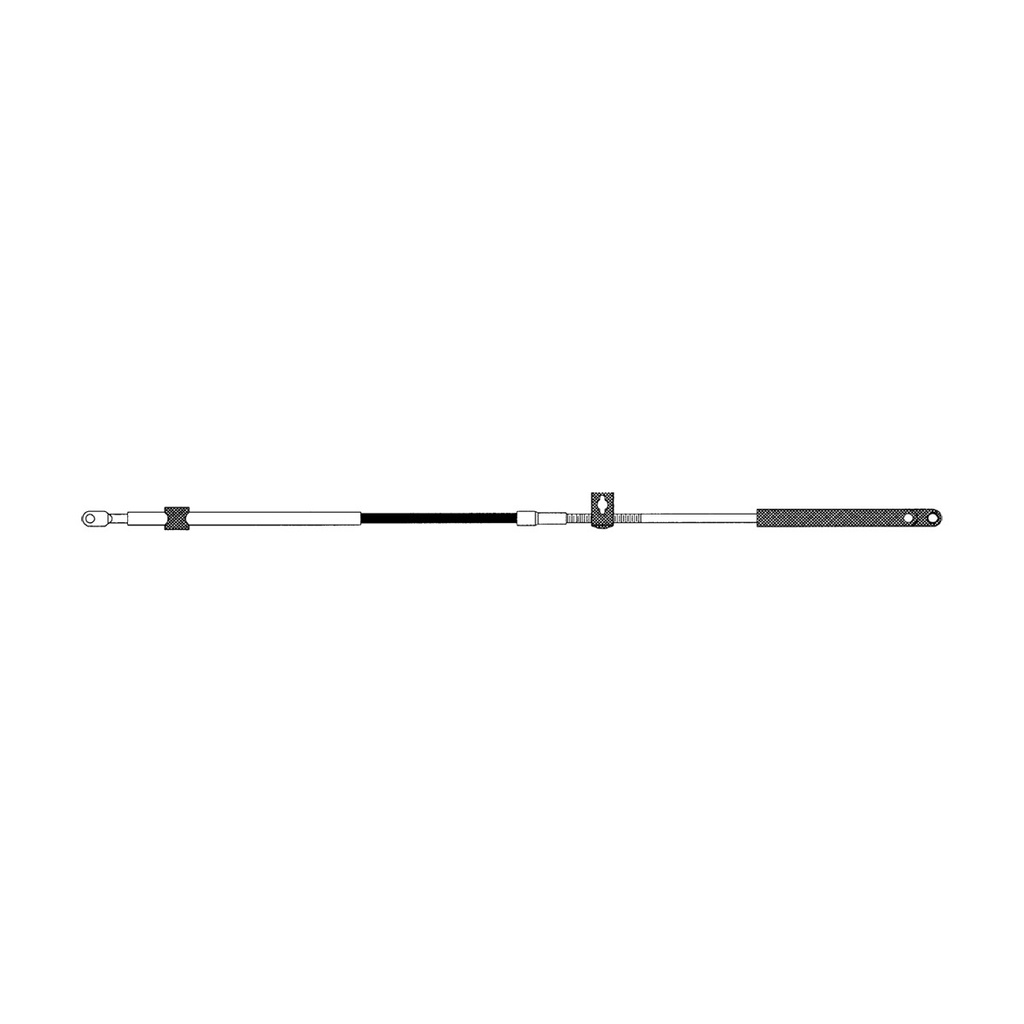 SEASTAR CCX179 MERCURY/MARINER 600A XTR CONTROL CABLE 15FT (304115)