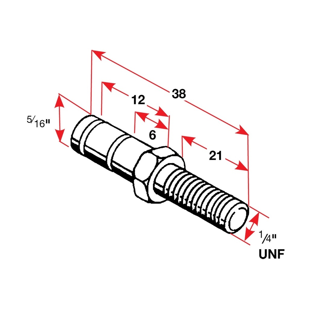 [309882-BLA] SEASTAR 33L SERIES PIVOT PIN KIT (309882)