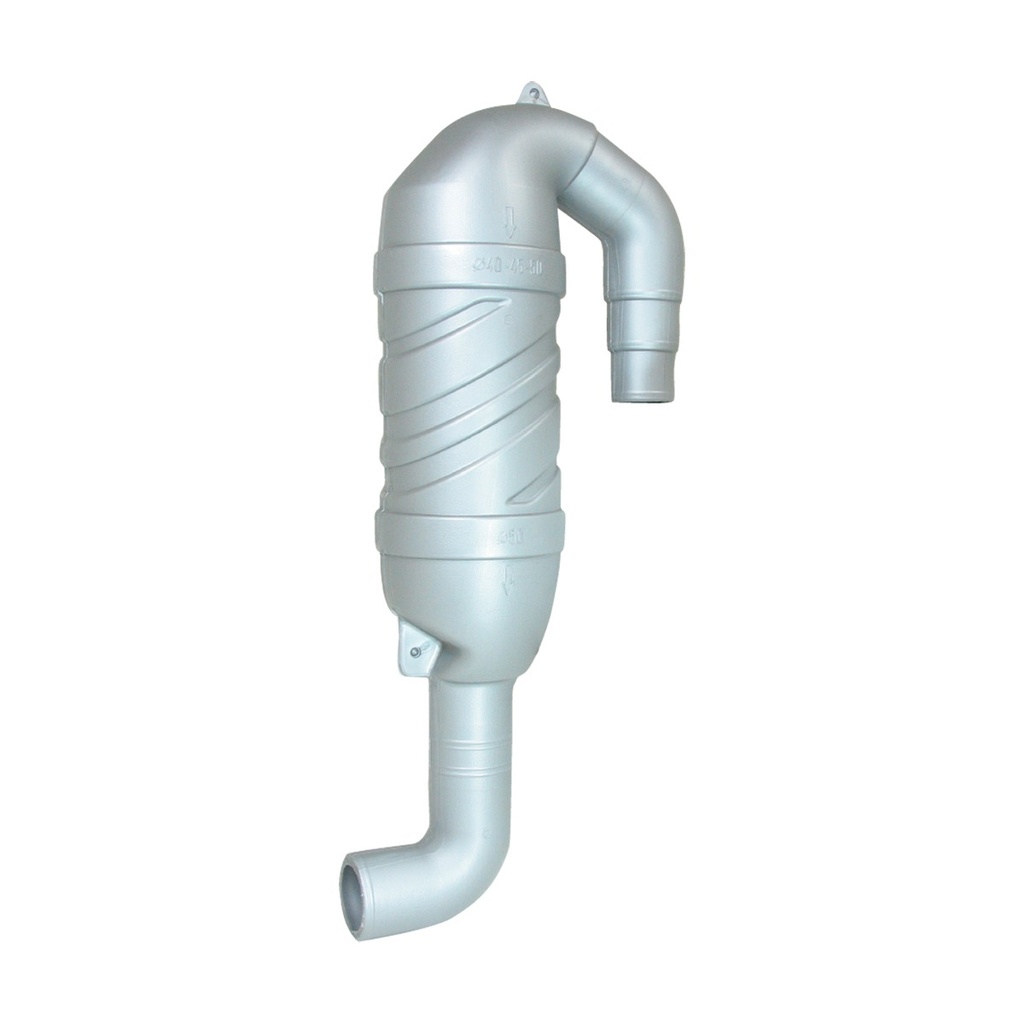 [333247-BLA] OSCULATI GOOSENECK EXHAUST 40/45/50MM (333247)