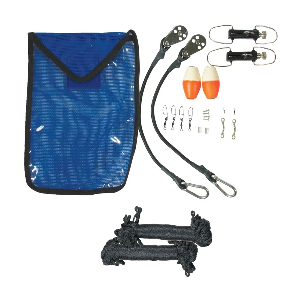 [394574-BLA] TACO OUTRIGGER RIGGING KIT PREMIUM SINGLE (394574)