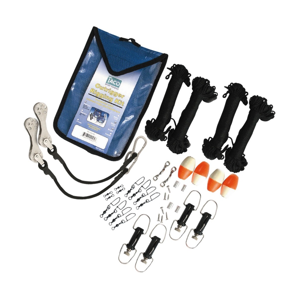 [394576-BLA] TACO OUTRIGGER RIGGING KIT PREMIUM DOUBLE (394576)