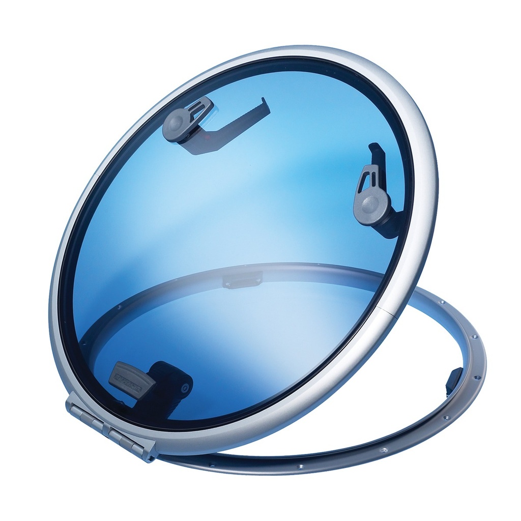 [170164-BLA] LEWMAR LOW PROFILE ROUND HATCH SIZE 18 SILVER (170164)