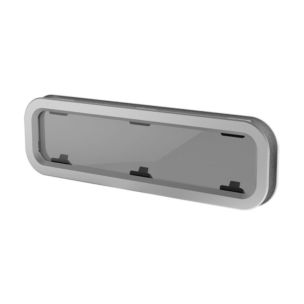 [171040-BLA] LEWMAR STANDARD PORTLIGHT SIZE 4 SILVER WHITE TRIM OPENING (171040)