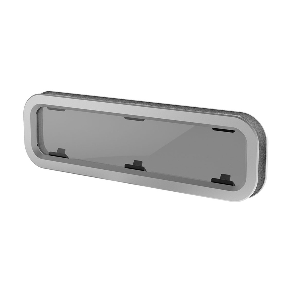 [171041-BLA] LEWMAR STANDARD PORTLIGHT SIZE 4 SILVER IVORY TRIM OPENING (171041)