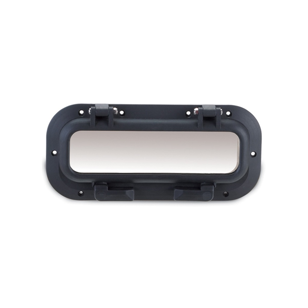[171470-BLA] JIM BLACK RECTANGULAR OPENING PORTLIGHT 67MM X 241MM (171470)