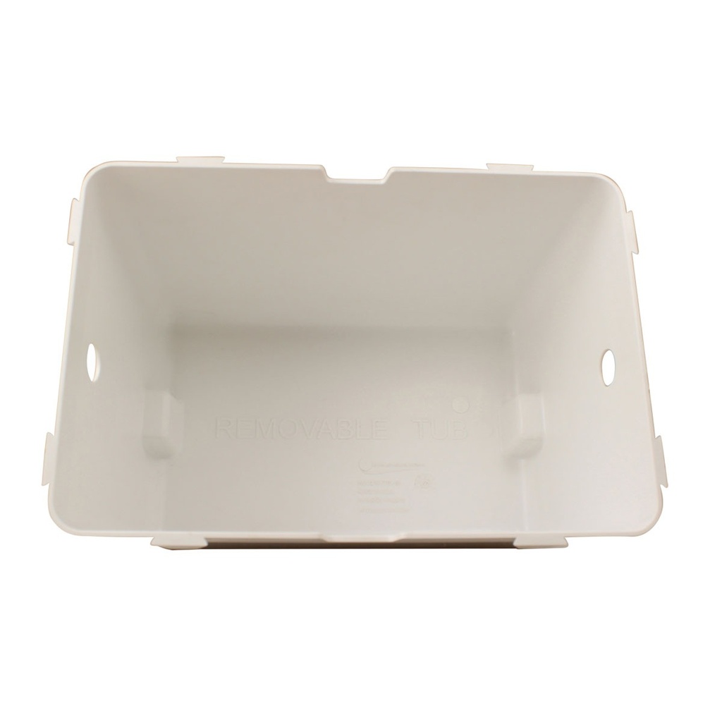 [173300-BLA] JIM BLACK STORAGE BIN SUIT 280MM X 381MM HATCH (173300)