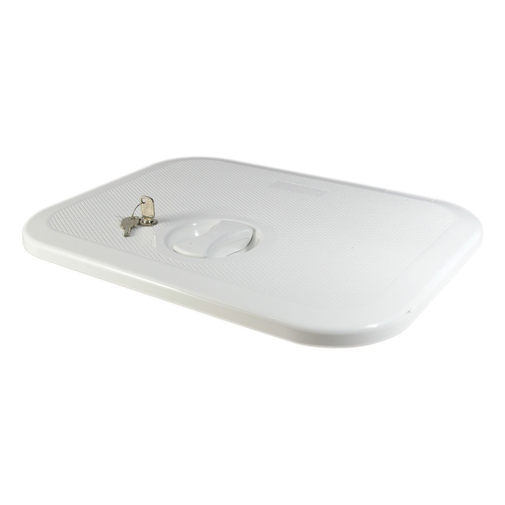 [173314-BLA] EUROPA ACCESS HATCH 283MM X 375MM WHITE W/ LOCK (173314)