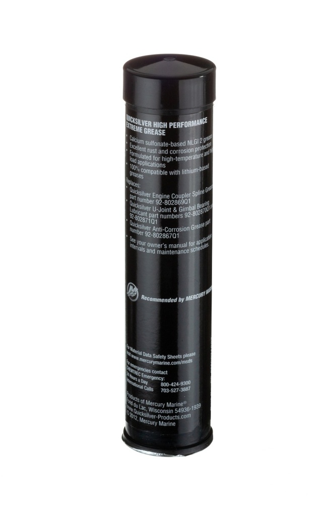 [92 8M0071837] QUICKSILVER EXTREME GREASE - 85 G (3 OZ) CARTRIDGE EV QUICKSI (8M0071837)