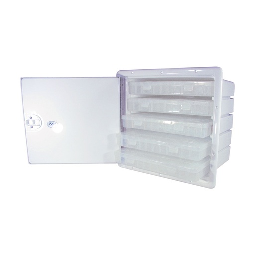 [173058-BLA] SSI STORAGE BOX 5 DRAWER LOCKABLE (173058)