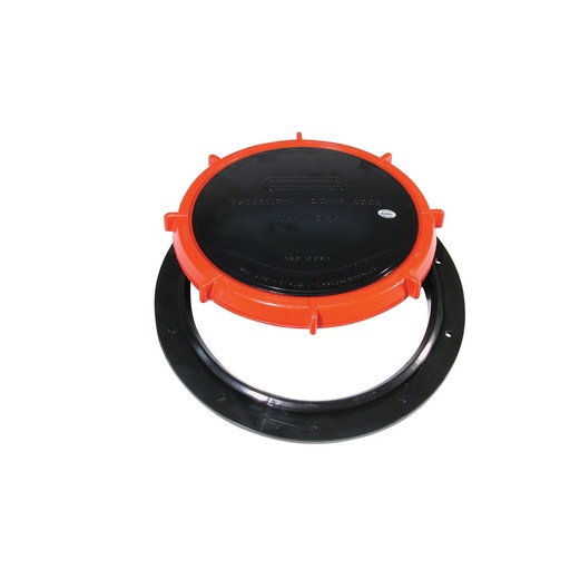 [174240-BLA] WHALE WATERTIGHT LOCKER DOOR 180MM BLACK LID (174240)