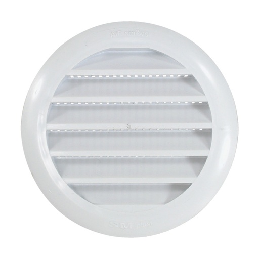 [175212-BLA] BLA ROUND LOUVRE VENT 120MM WHITE (175212)
