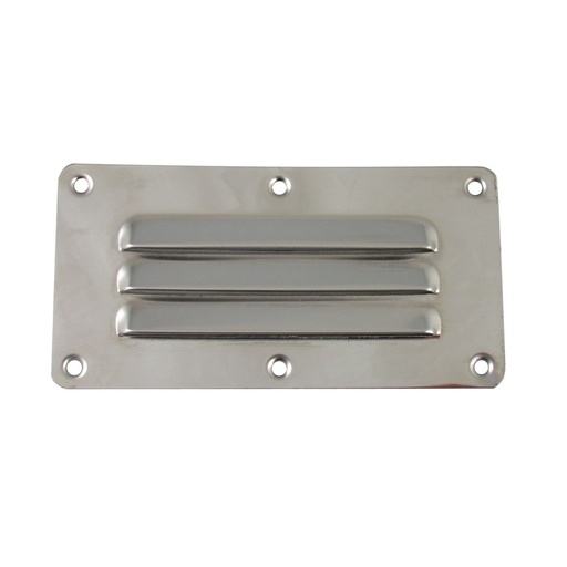 [175230-BLA] MARINE TOWN STAINLESS STEEL LOUVRE VENT 127MM X 65MM (175230)