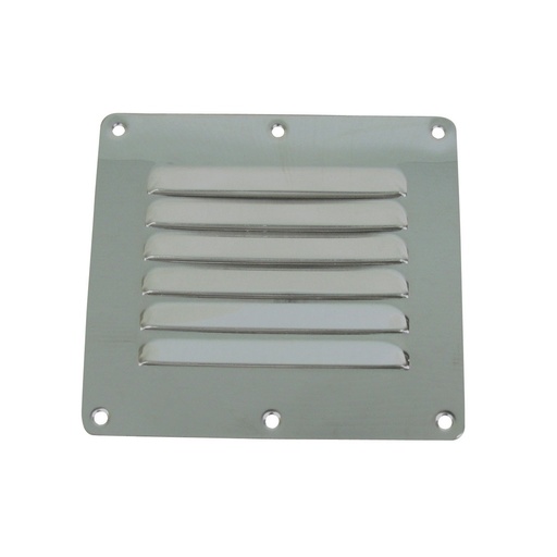 [175234-BLA] MARINE TOWN STAINLESS STEEL LOUVRE VENT 115MM X 127MM (175234)