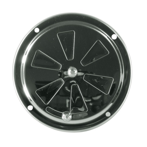 [175348-BLA] MARINE TOWN STAINLESS STEEL BUTTERFLY VENT 102MM (175348)