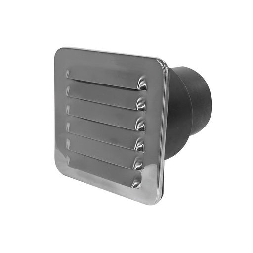 [176024-BLA] MARINE TOWN STAINLESS STEEL TAILED LOUVRE VENT 75/100MM TAIL (176024)