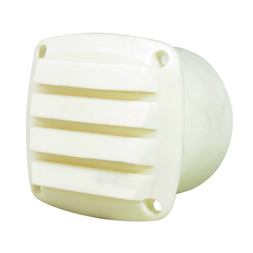 [176032-BLA] BLA TAILED LOUVRE VENT 75MM TAIL WHITE (176032)