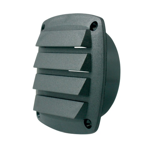 [176034-BLA] BLA TAILED LOUVRE VENT 75MM TAIL BLACK (176034)