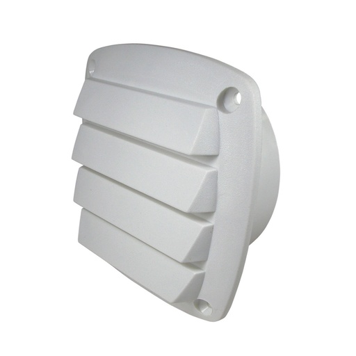 [176035-BLA] BLA TAILED LOUVRE VENT 100MM TAIL WHITE (176035)