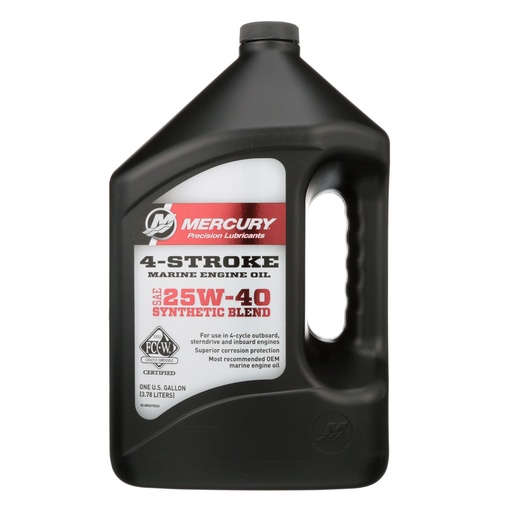 [92 8M0078630] 3.78 LT  4 STR SYNTHETIC BLEND OIL (OB&MC) 25W40   (8M0078630)