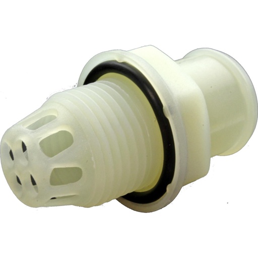 [22 885517A05] Plastic Water Fitting Mercury Verado L4 L6 Hose to Block (885517A05)