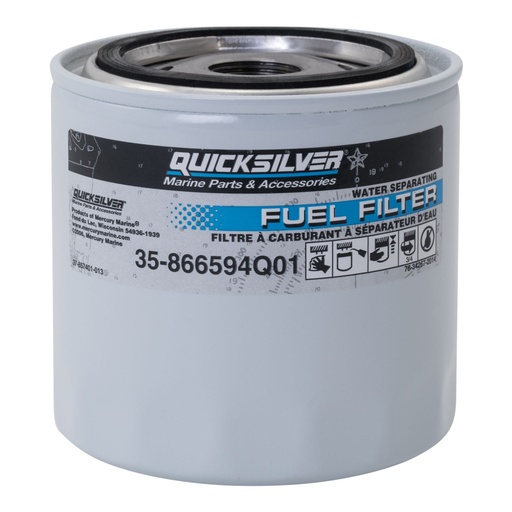 [35 866594Q01] Mercury / Quicksiler Fuel Filter Spin On 3.0L MPI (866594Q01)