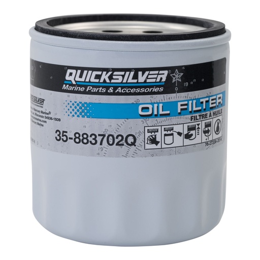 [35 883702Q] Oil Filter MerCruiser On Block (883702Q)