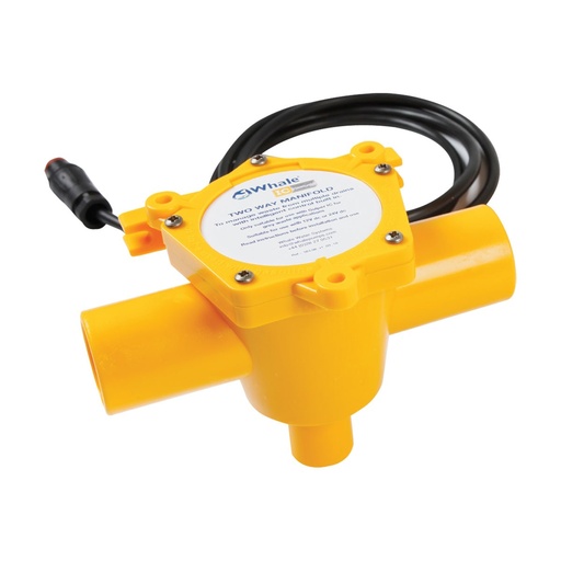 [132070-BLA] WHALE IC TWO WAY MANIFOLD 19MM (132070)