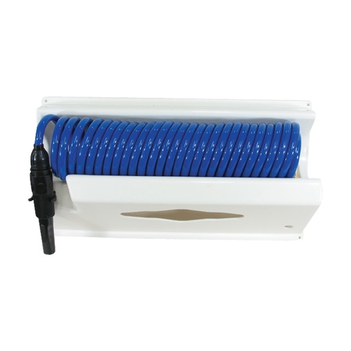 [133150-BLA] EASTERNER COILED DECK WASH HOSE WITH MOUNT (133150)
